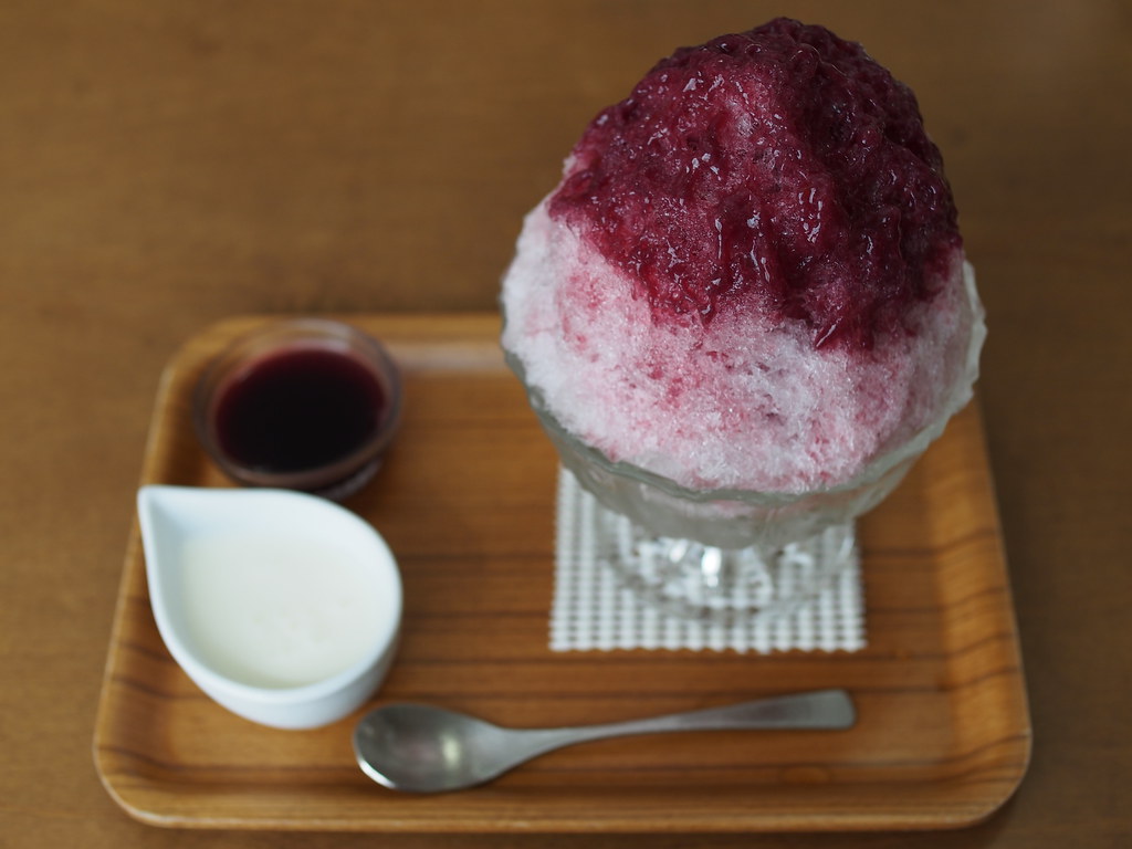 Japanese Ice Shaved Dessert - Double Grape