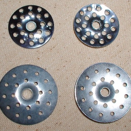 1" One Inch Plaster Zinc Repair Washers Ceiling Buttons 300 pieces 