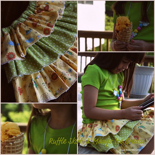 Ruffle Skirt & Mango Ice Cream by Fitri D. // Rumah Manis