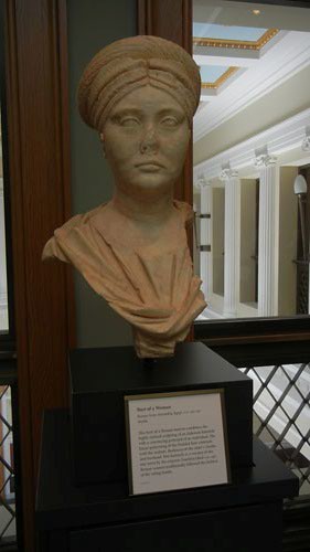 DSCN7489 _ Bust of a Woman, Roman A.D. 140-150, Getty Villa, July 2013