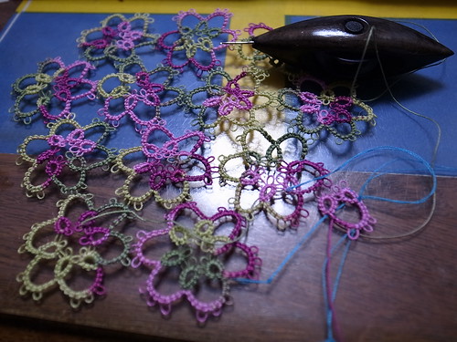 Tatted Doily in Progress by Garyou