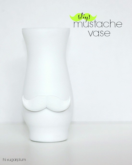 Hi Sugarplum | Jonathan Adler inspired Mustache Vase