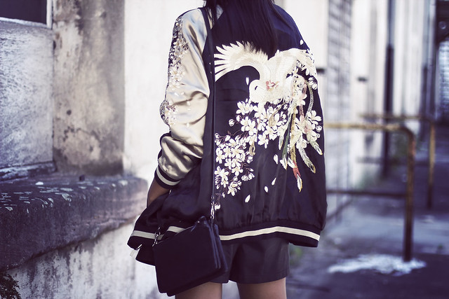 zara embroidered bomber jacket pucci