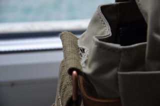 fjallraven vintage shoulder bag - ripped out seams