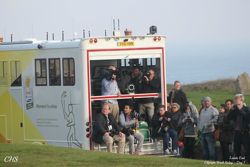 Lands End, Olympic Torch Relay - Day One by Stocker Images