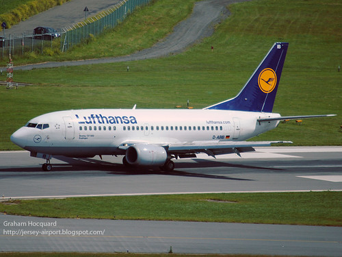 D-ABIB Boeing 737-530 by Jersey Airport Photography