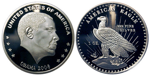 2008 Obama Silver Round