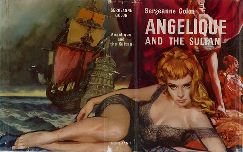 Angelique and the Sultan by Sergeanne Golon. Heinemann 1961. Cover artist Renato Fratini by pulpcrush