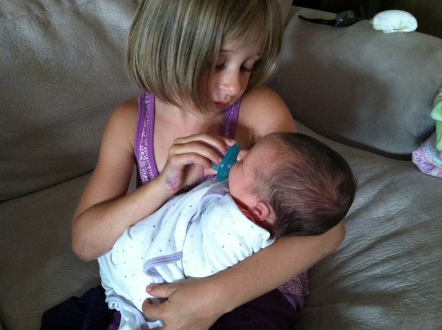 Gigi and baby Charlotte