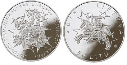 Lithuania 50 Litu coin