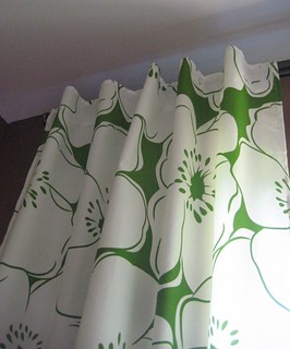 Green Sheet Curtains
