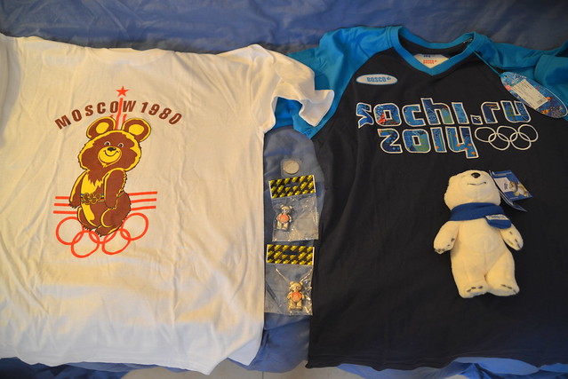 My New T shirts!!! & Bely Mishka, The Official Mascot Of Sochi 2014