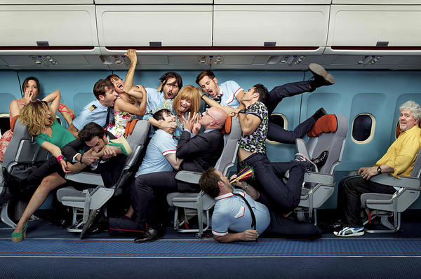 A jumble of colorful passengers in the I'm So Sexcited poster