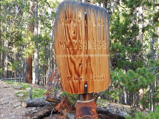 Mt. Evans Wilderness Sign
