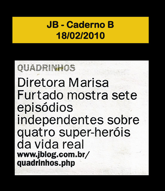 Jornal do Brasil - Caderno B - 18/02/2010