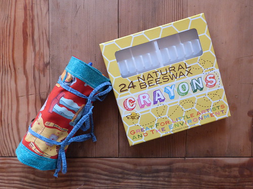 24 Beeswax Crayon Roll-Up