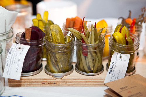 Various pickles by Jacob's Pickles
