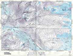 Topo Map for Skywalker Couloir and Arapaho Peaks