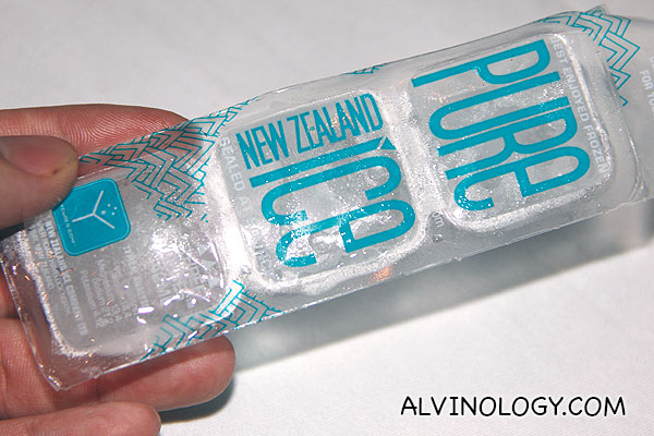 Imported New Zealand Pure Ice!