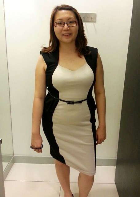 Redressing Suanie - black and cream dress
