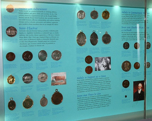 National Museum of Ireland medal exhibit