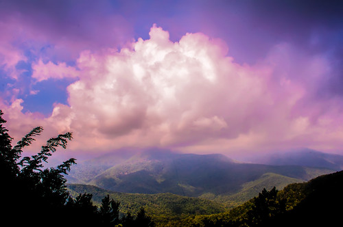 Blue Ridge Parkway Scenic Mountains Overlook by DigiDreamGrafix.com