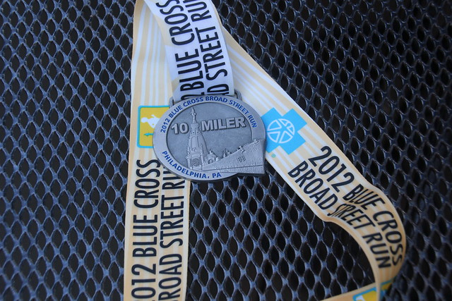 2012 Broad Street Run Medal
