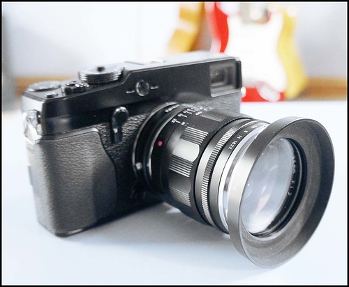 Fuji X-Pro 1 Voigtlander 35mm f/1.2 Heliar Kipon LM > FX adapter