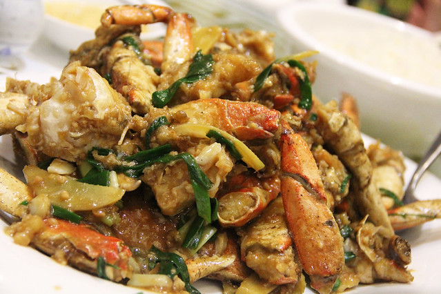 Chinese stir fried crab