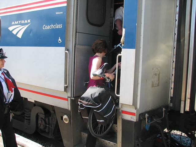 Proposed bike rack on Amtrak train to Michigan