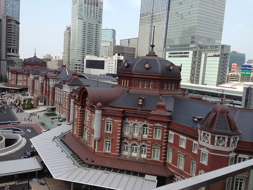 KITTE から眺める東京駅