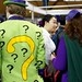 The Riddler and his companion bought a copy of our book