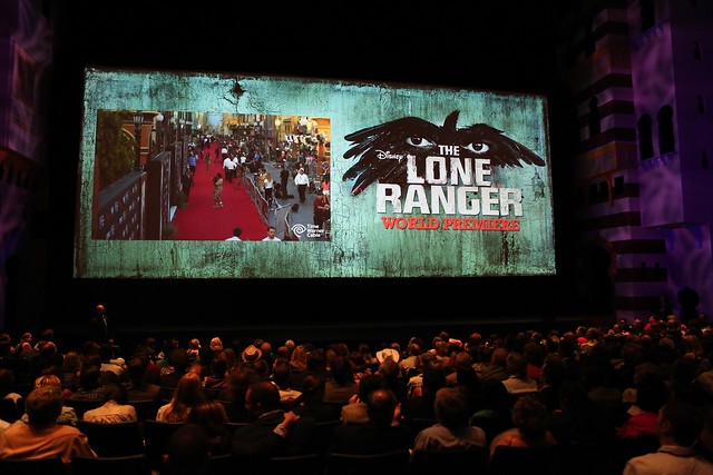 The Lone Ranger world premiere at Disney California Adventure