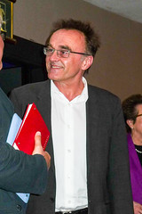Danny Boyle at the premier of the battle of the sexes