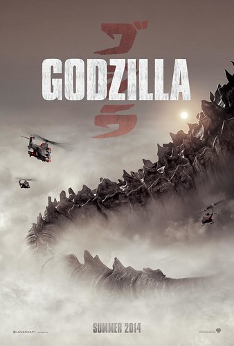 130719(4) - 2014年3D立體怪獸災難片《GODZILLA》發表第3張海報、哥吉拉的龐然巨尾搶先公開！
