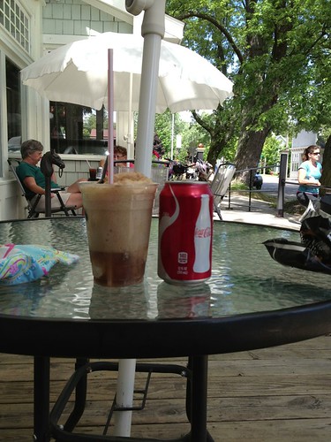 Coke float in Northport on the return