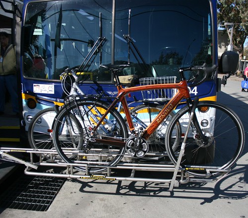A $5000 custom bike on the bus