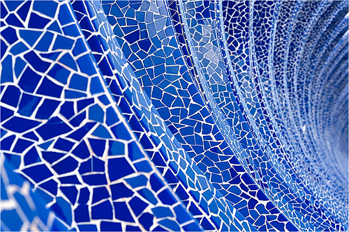 Mosaico blu by Kozios