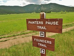 Painters Pause Trail Signage
