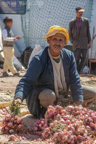 Onion Seller - Nr Essouira, Morocco