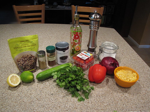 Southwestern Quinoa Ingredients