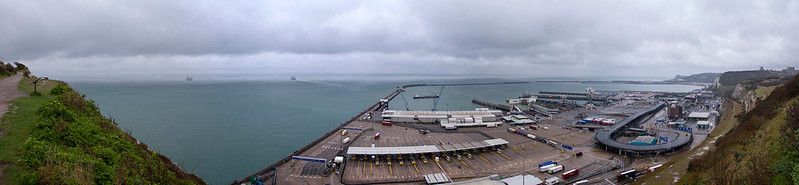 Panorama du Terminal ferry de Dover