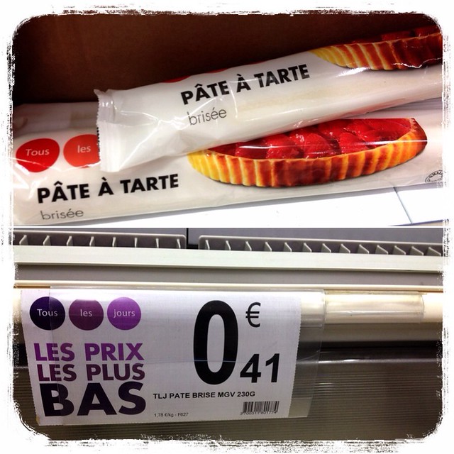Pasta brisa en Francia