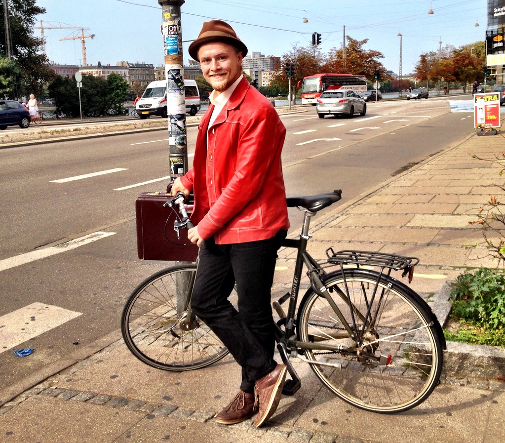 Cool Copenhagen Bike Dude
