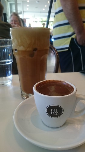Frappe and Greek coffee - Nikos Cakes, Oakleigh