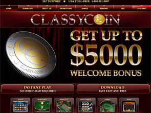 Classycoin Casino Home