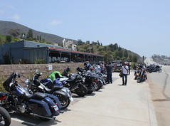 The Weekend Motorcycle Show And Tell @ Neptune's Net in North Malibu California