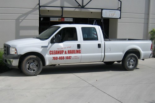 Cleanup & Hauling truck