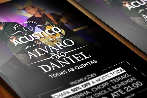Flyer - Alvaro & Daniel Acústico (perspectiva) by chambe.com.br