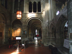 ambulatory looking east from north transept